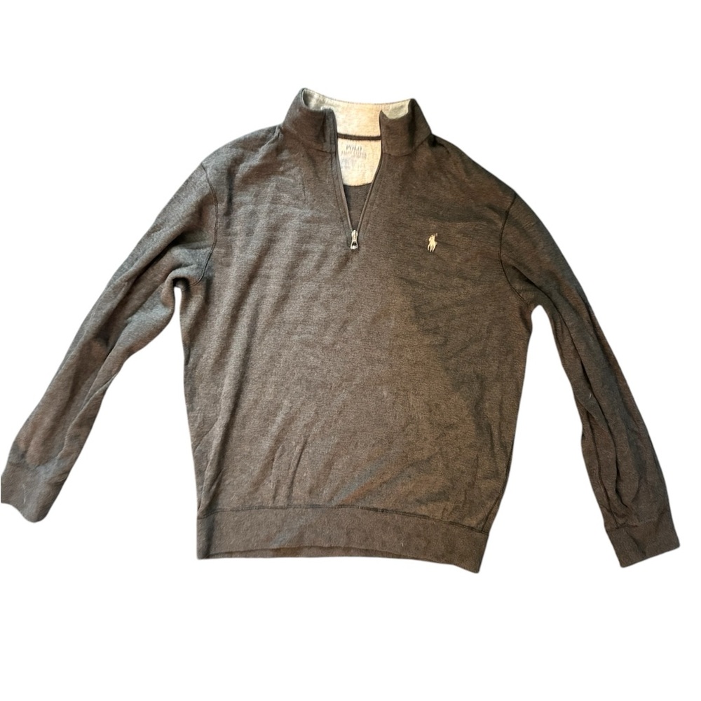 Polo by Ralph Lauren Men's Preformance  Quarter-Zip Sweater